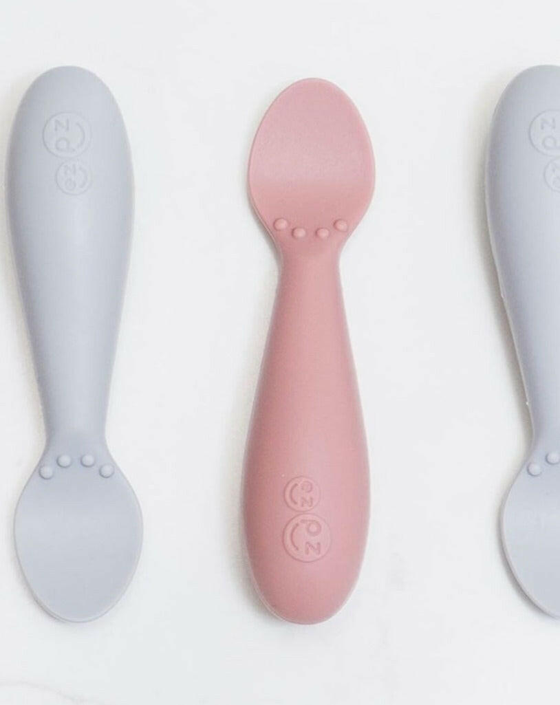 Tiny Spoon (2-pack) - Pewter Feeding Ezpz