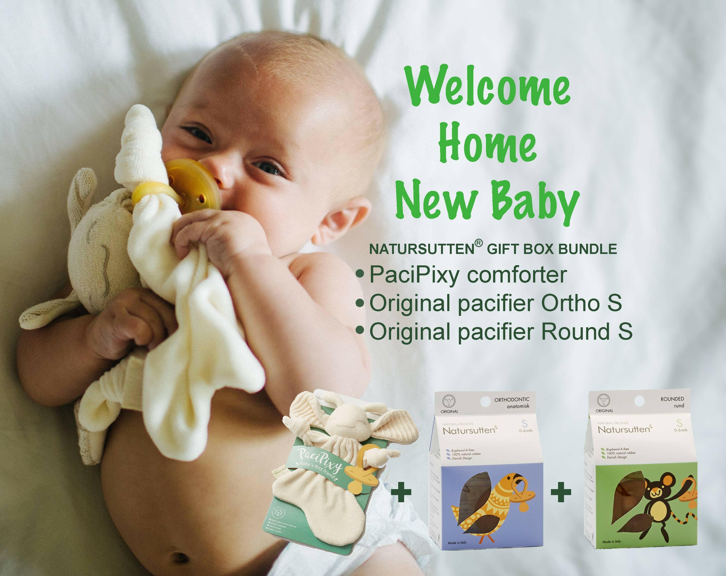 Natursutten® Welcome Home New Baby Gift Set Feeding Natursutten®