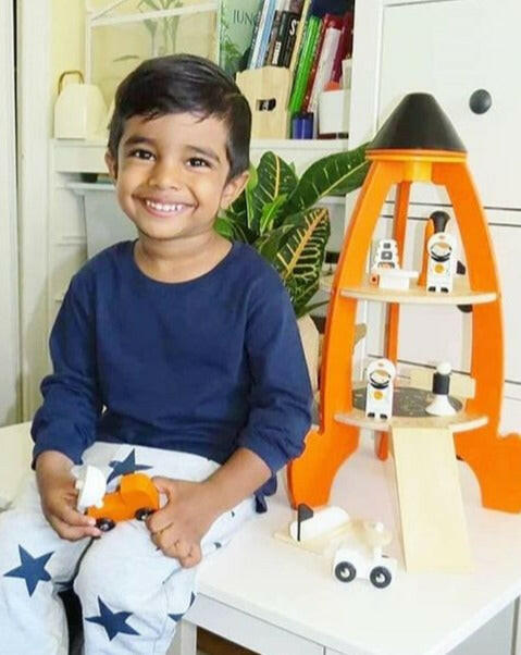 Cosmic Rocket Set Wooden Toys Tender Leaf