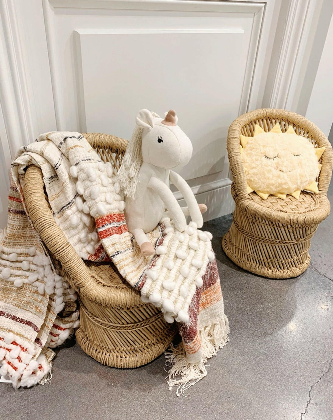 Preorder Kids Rattan Chair Children's Furniture Bloomingville Mini