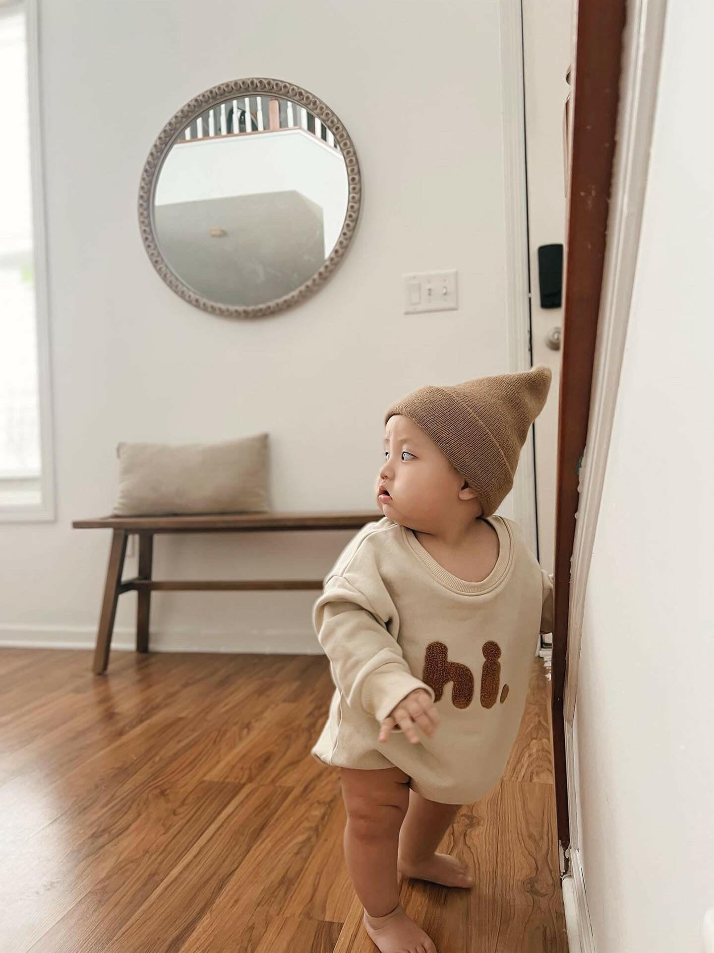 "hi." Bubble Romper 18-24 Months Luna + Luca
