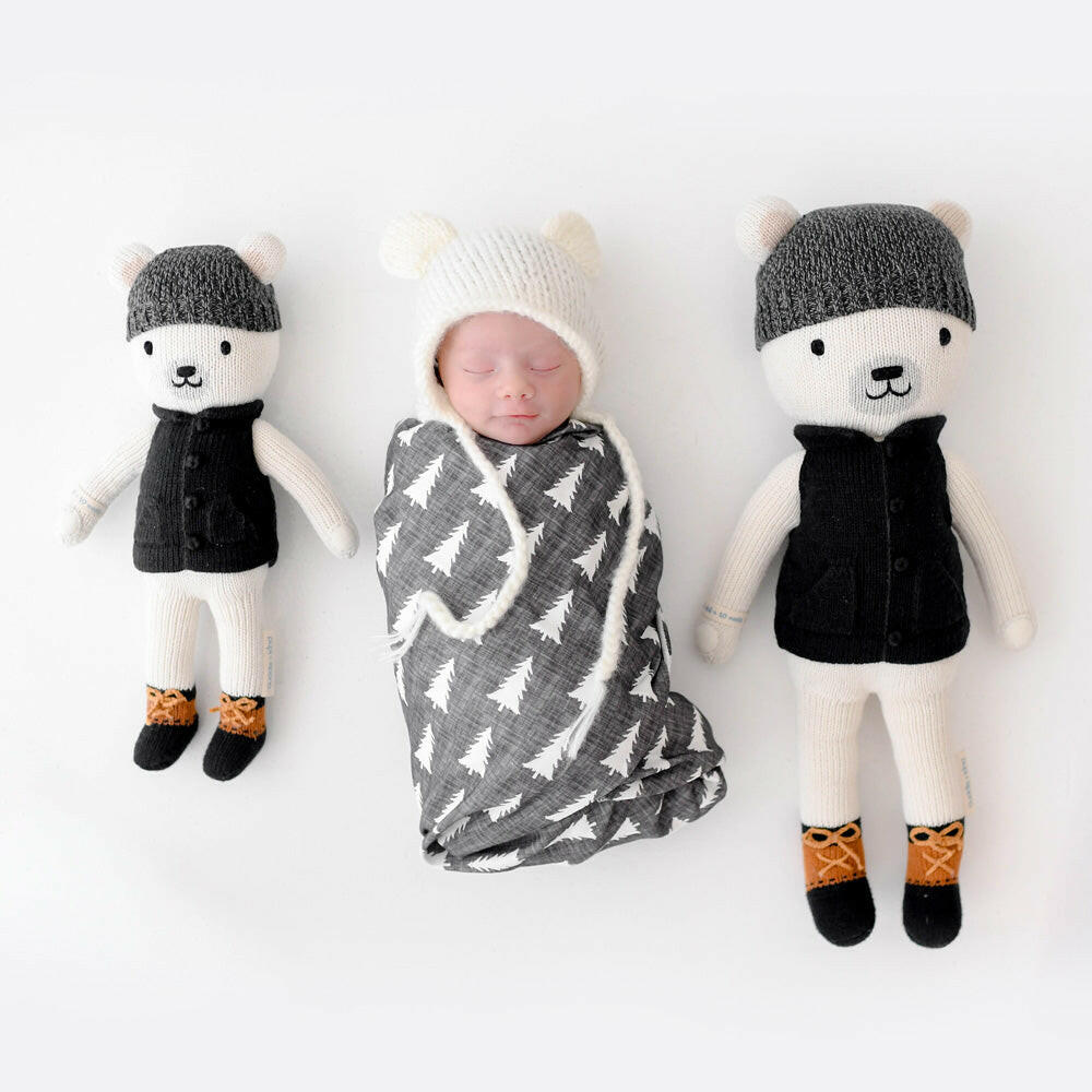 Hudson the Polar Bear Stuffies Cuddle + Kind
