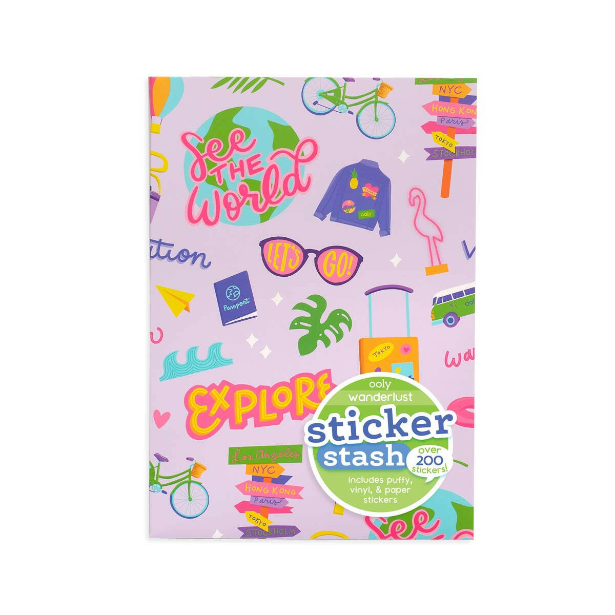 Sticker Stash - Wanderlust Decorative Stickers OOLY - Art & School Supplies