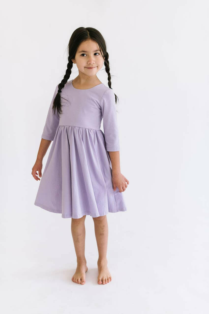 Emile Dress in Lavender Ollie Jay