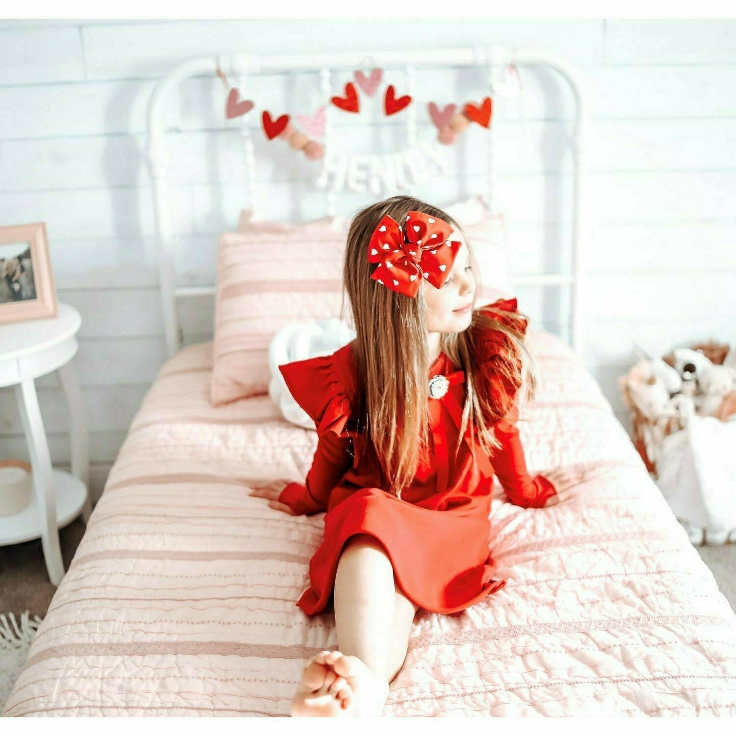 Organic Valentina Dress Long Sleeves Red Dresses Be Mi Los Angeles
