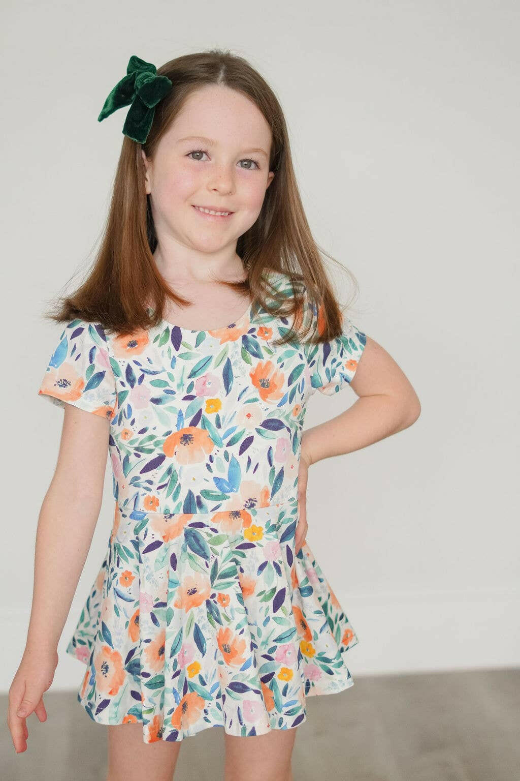 Skirted Leo in Summer Floral Ollie Jay