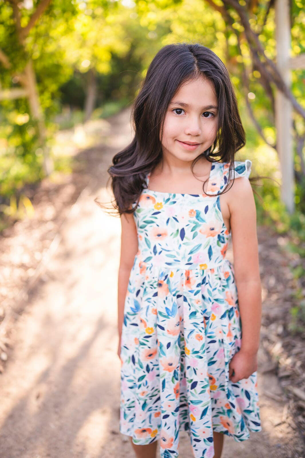 Rosita Dress in Summer Floral dress Ollie Jay