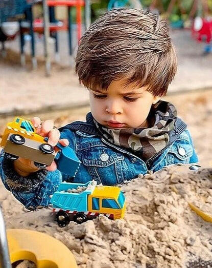 Construction Site Kids Toys Tender Leaf