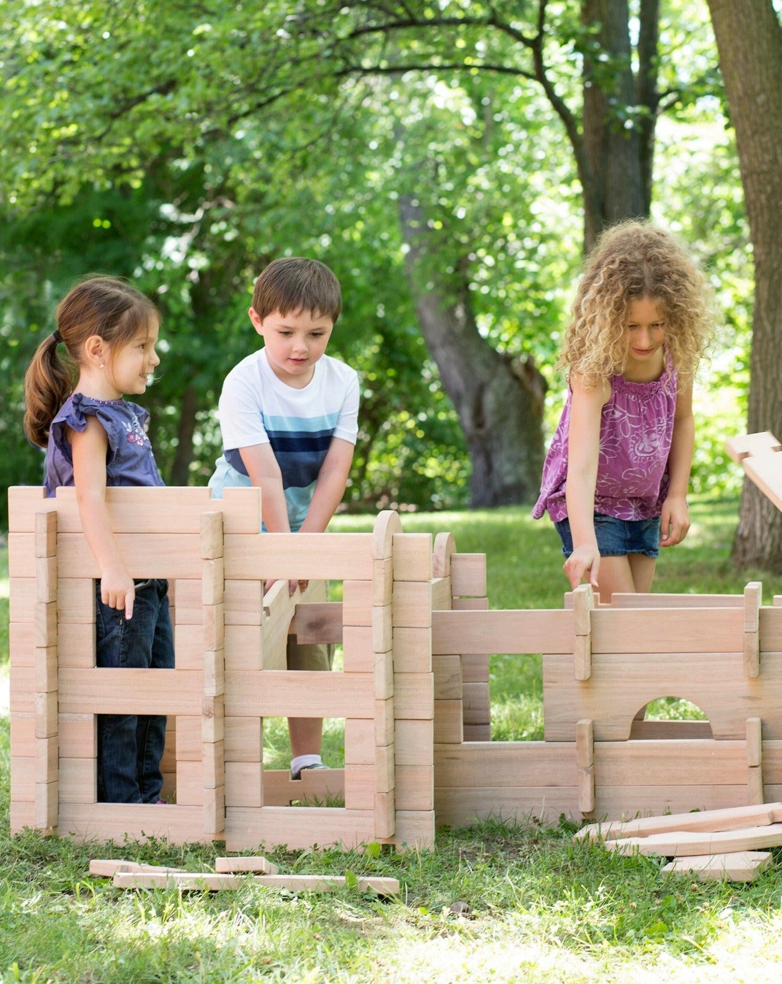 Guidecraft Notch Blocks Set 89 Pc. Wooden Toys Guidecraft