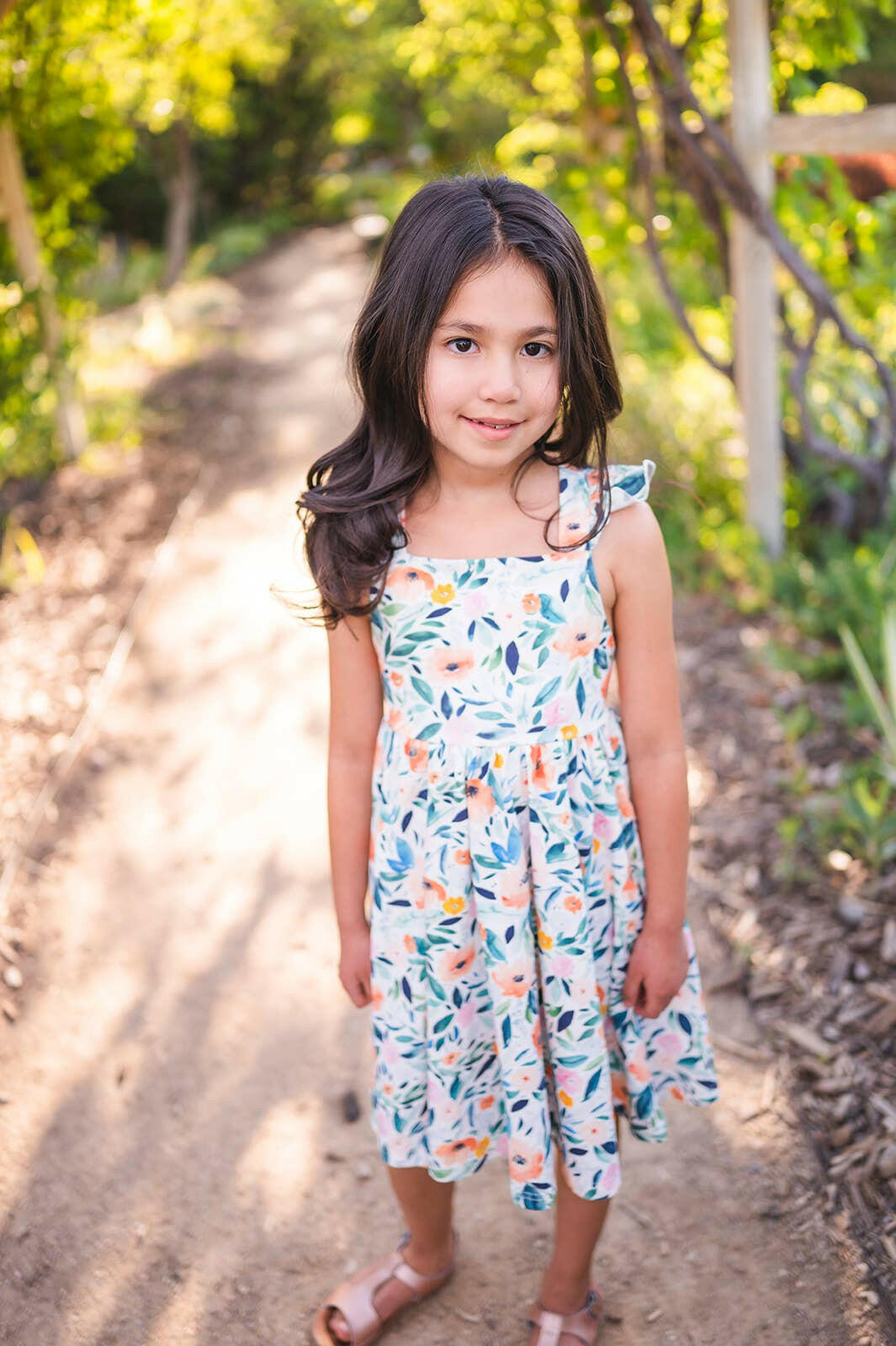 Rosita Dress in Summer Floral dress Ollie Jay