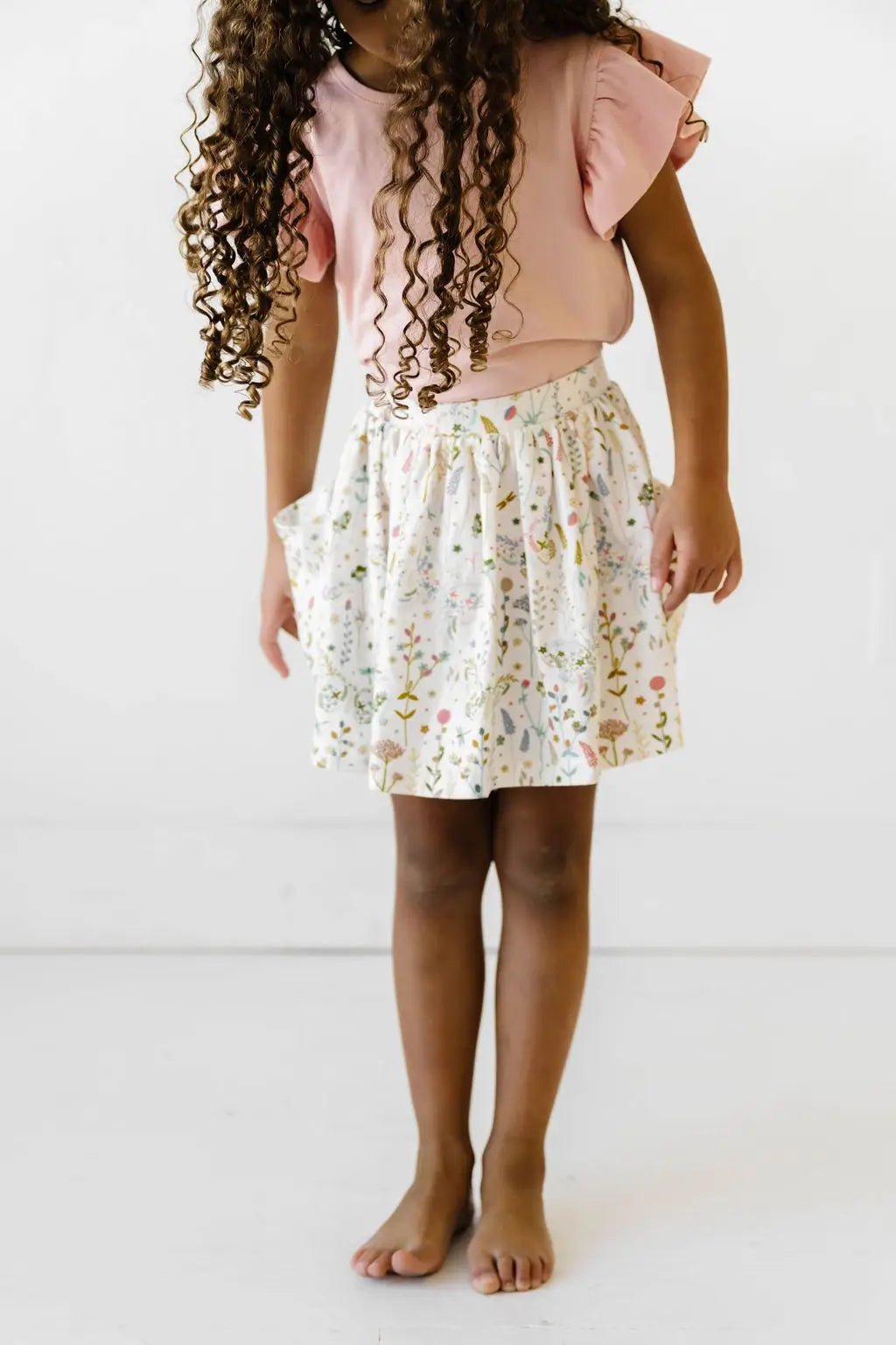 Pocket Skirt in Butterfly Ollie Jay