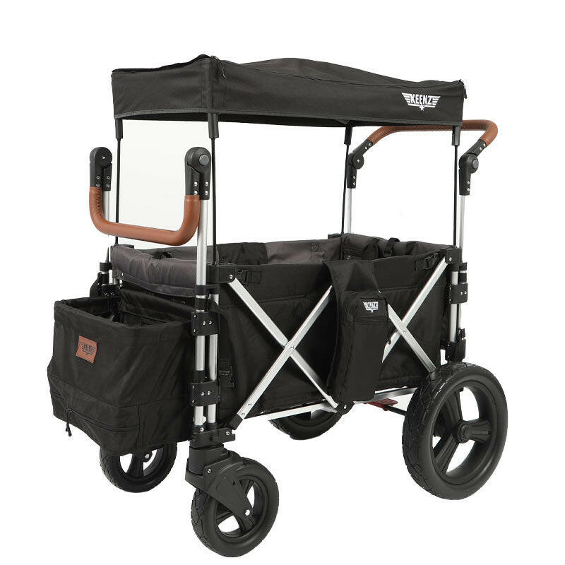 The Original Keenz 7S 2.0 - Ultimate Adventure Stroller Wagon - 2 Passenger Baby & Toddler > Baby Transport > Baby Strollers Keenz Stroller Wagons Black-Grey