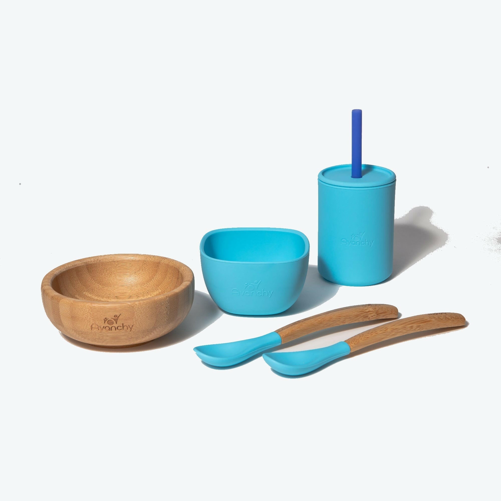 8 oz. Avanchy La Petite Family Set Baby Feeding Avanchy Sustainable Baby Dishware