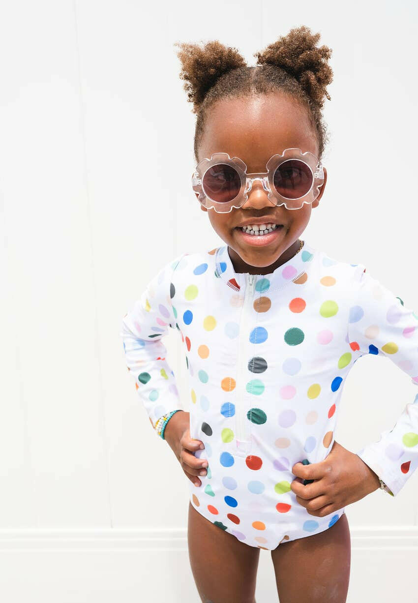 Lyanna Swim in Bold Dots Ollie Jay