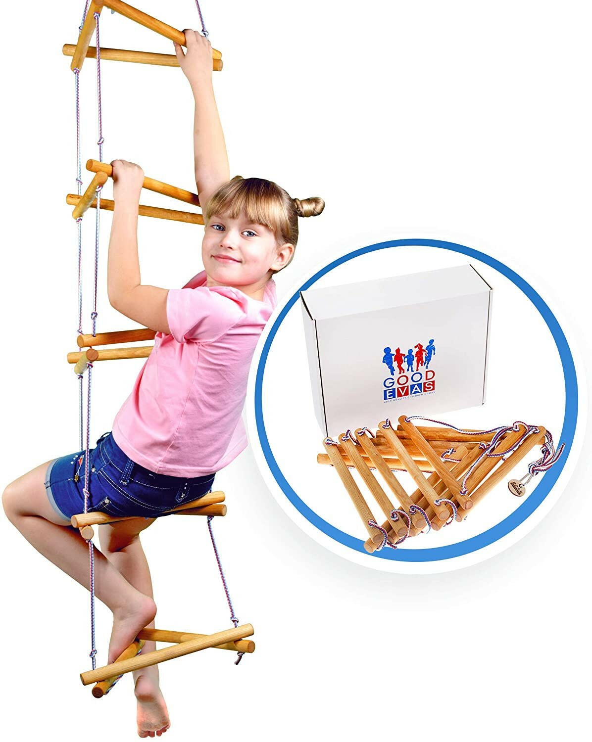 Triangle rope ladder for kids Single Swing Goodevas Default Title