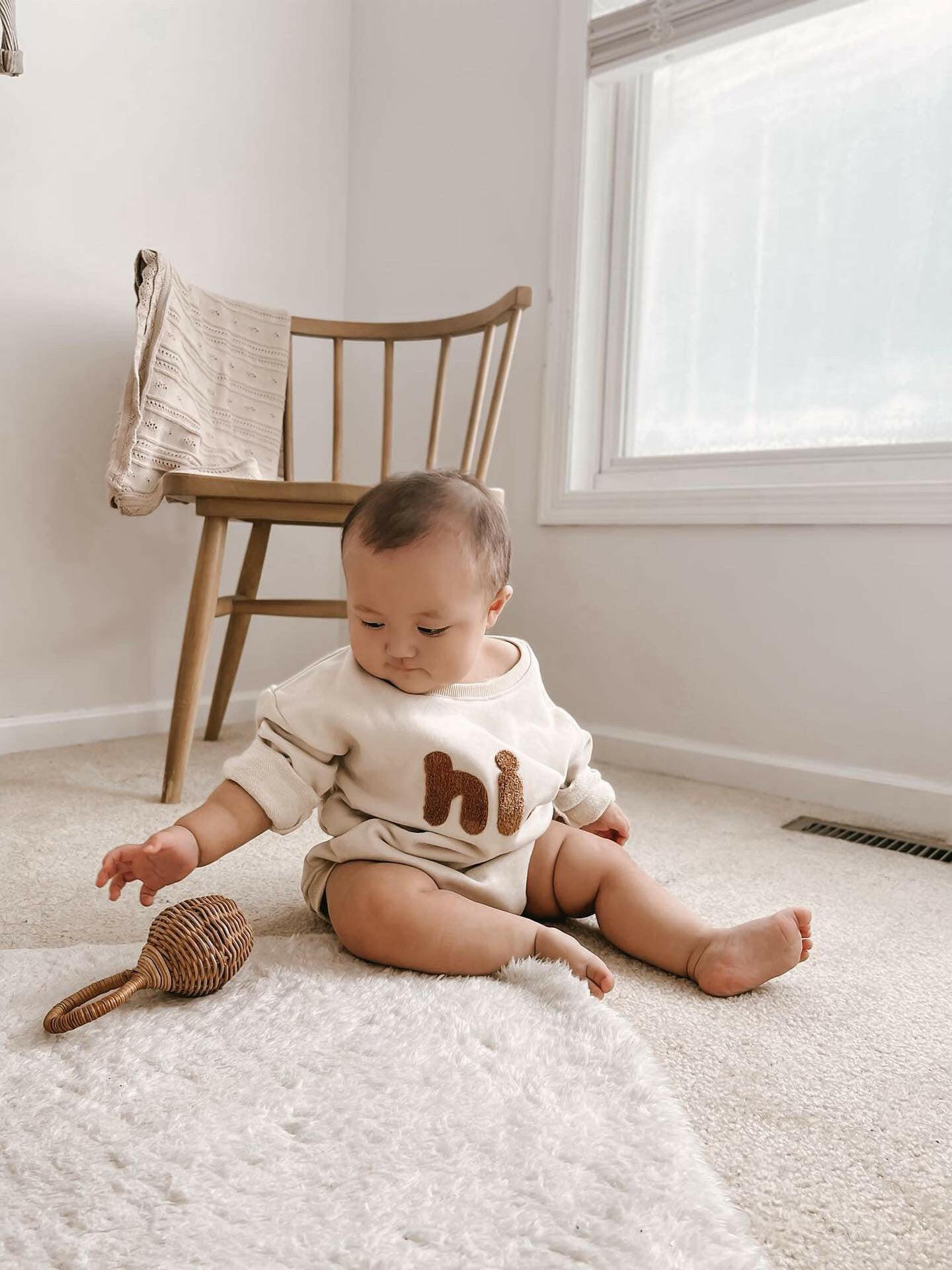 "hi." Bubble Romper 18-24 Months Luna + Luca