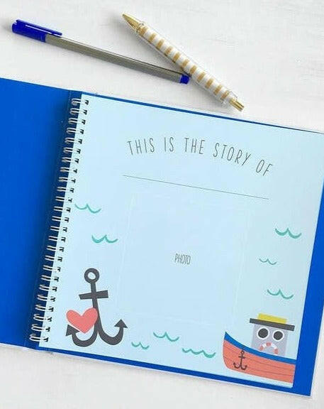 Little Captain Memory Book Children's Book Lucy Darling