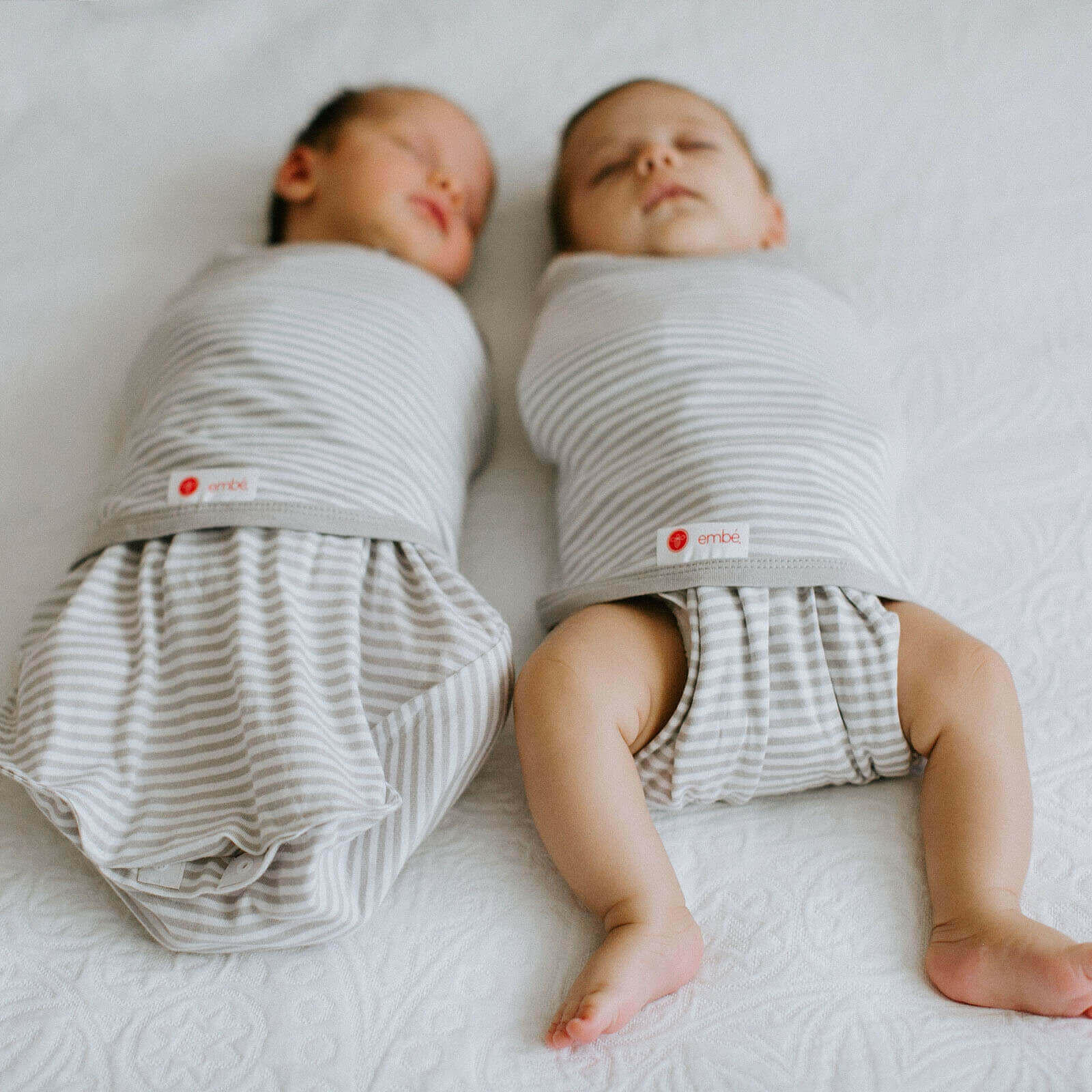 2-Stage Swaddle and Binnie® Bundle 100% Cotton Jersey embé®