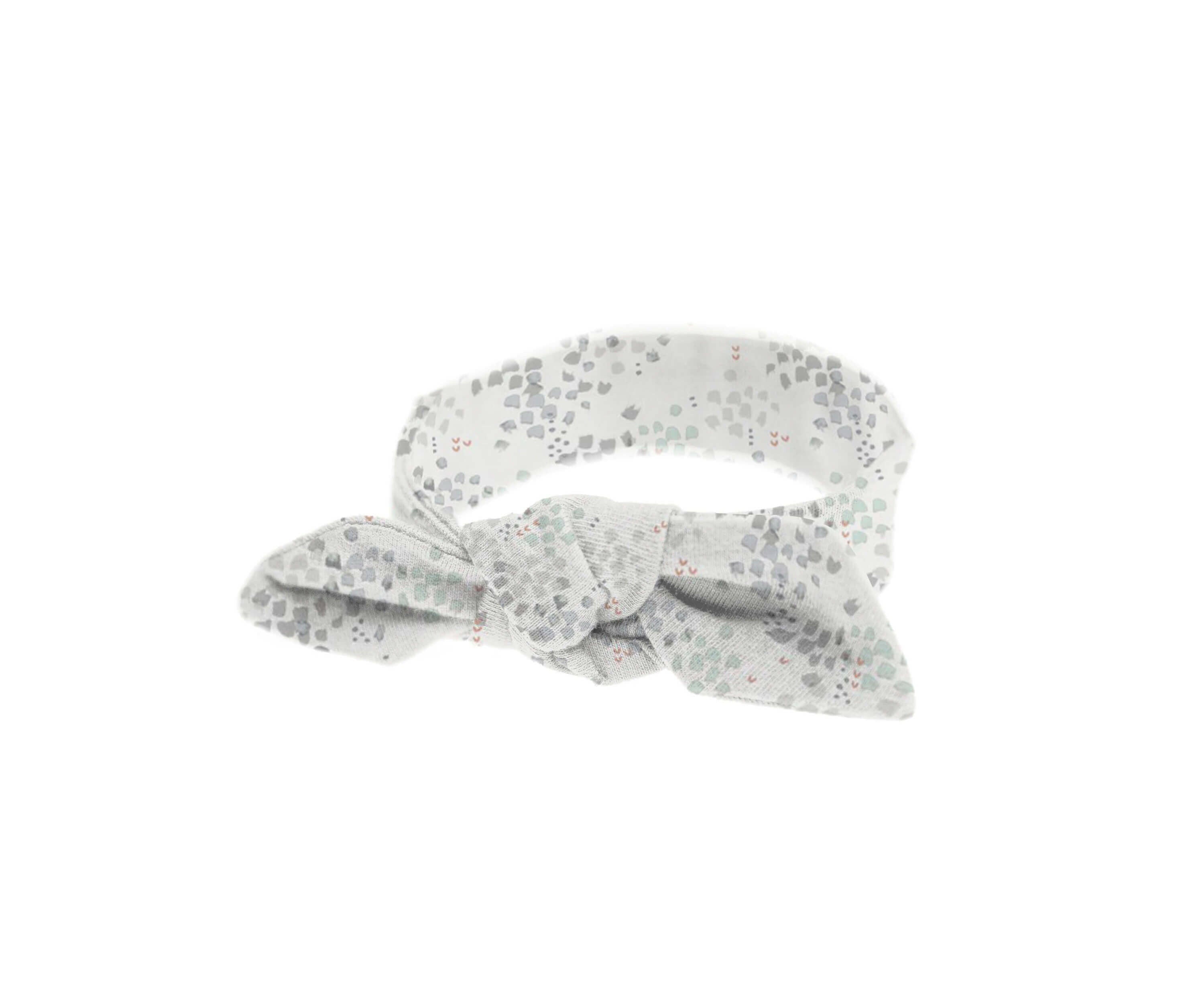 Bow Headband 100% Cotton Jersey embé® Disperse Newborn (6-14lbs)