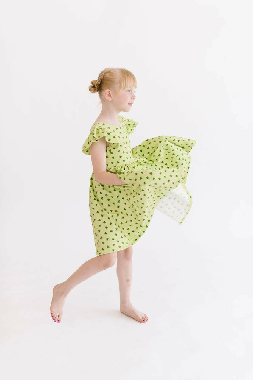 Olivia Dress in Clover dress Ollie Jay