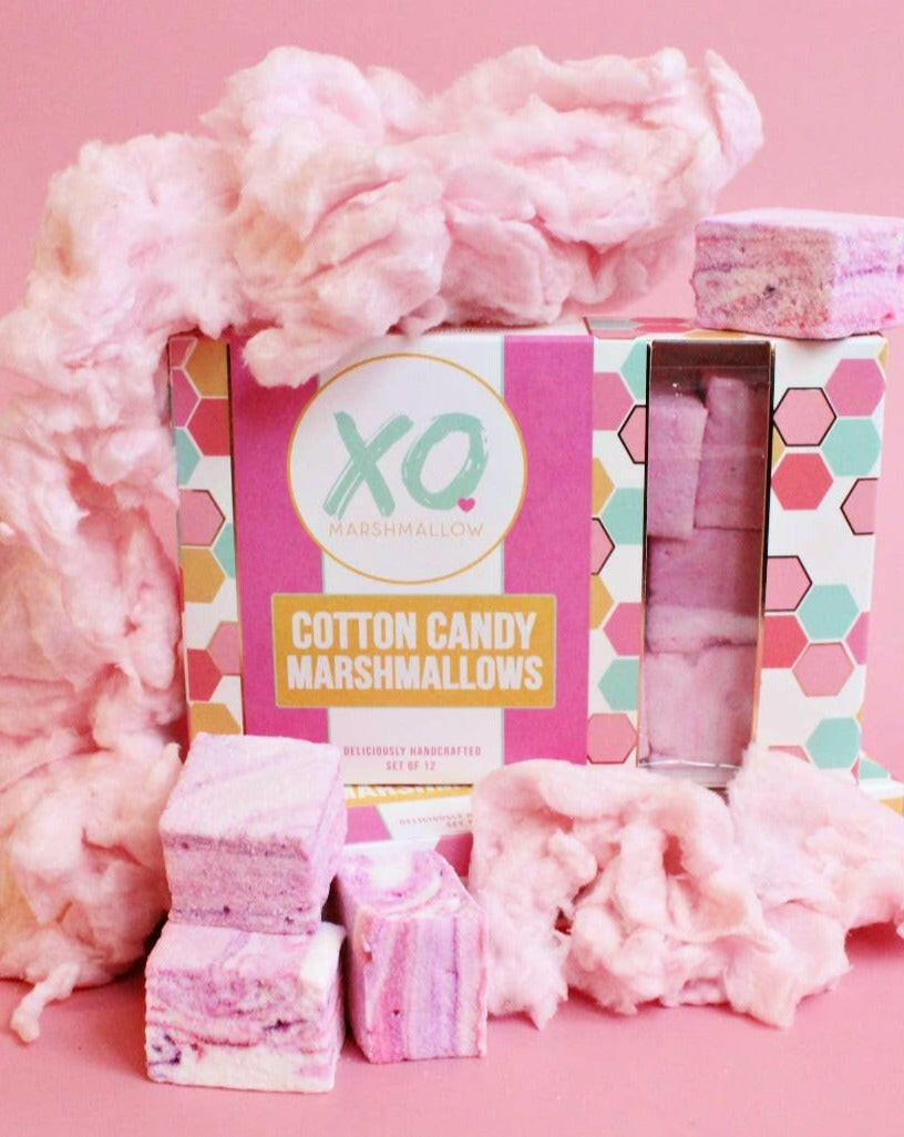 Cotton Candy Marshmallows Valentines XO Marshmallow