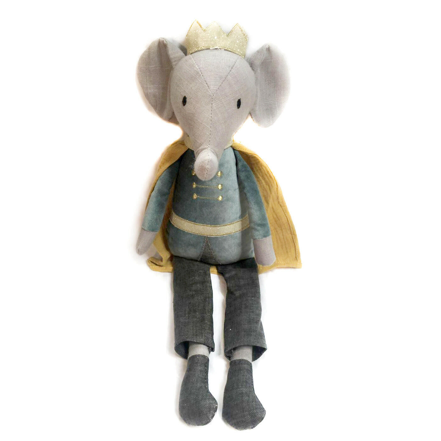 'Elroy' Elephant Prince Doll Doll MON AMI