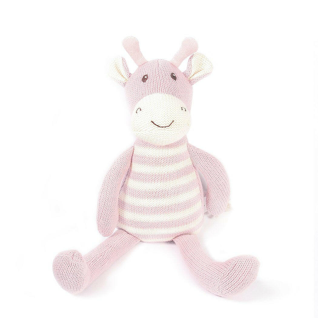 Giraffe Cotton Knit Plush Toy Stuffed Toy MON AMI