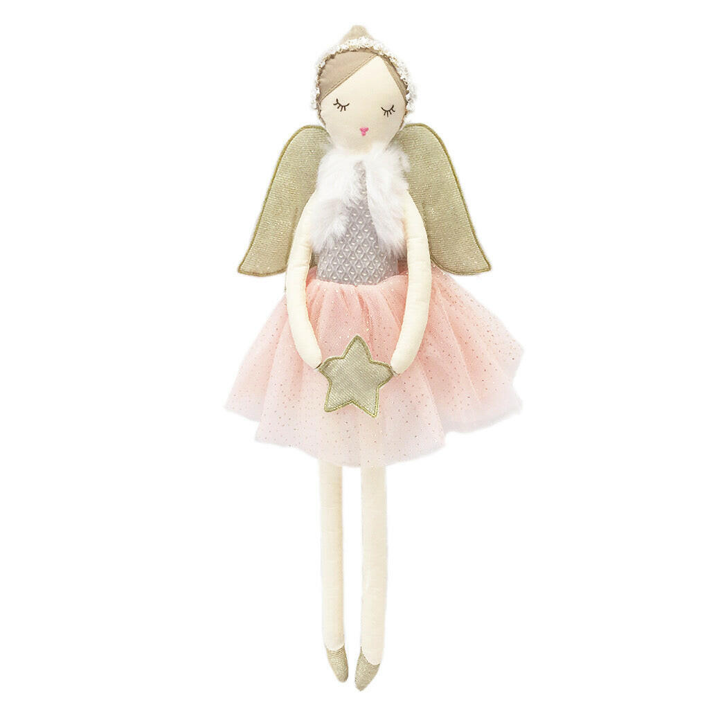 'Anna' Large Pink Angel Doll Doll MON AMI
