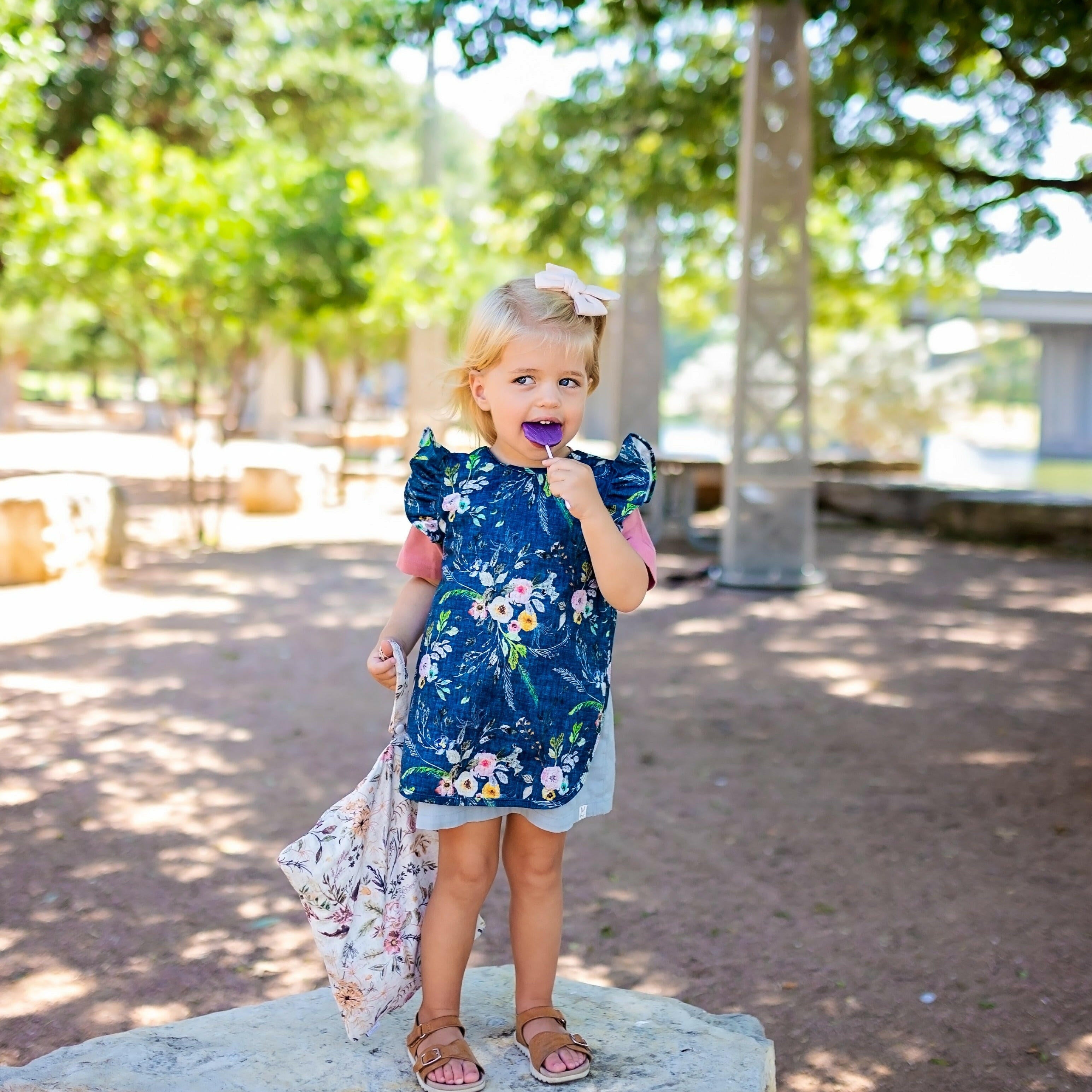 Boho Floral Flutter Bapron BapronBaby
