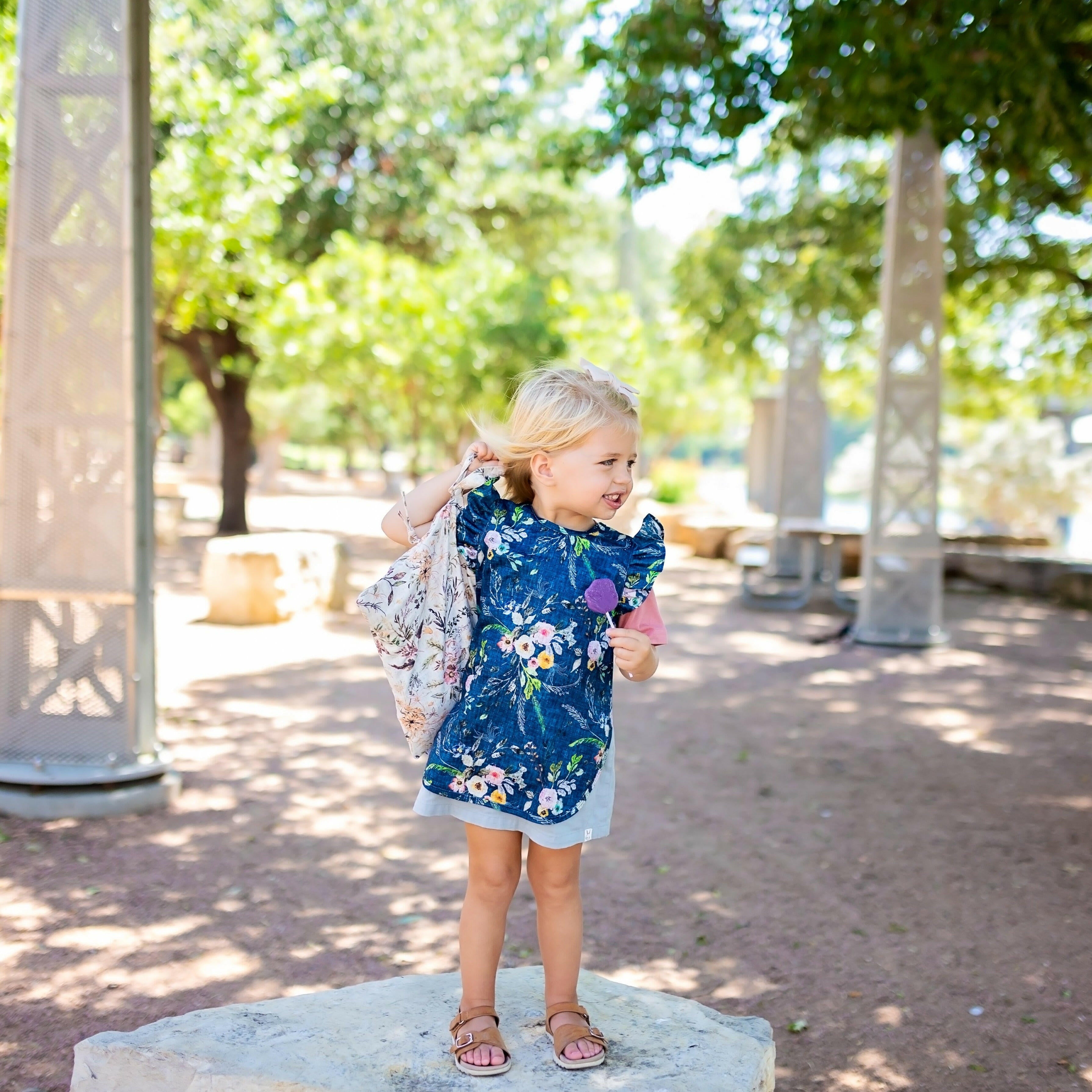 Boho Floral Flutter Bapron BapronBaby