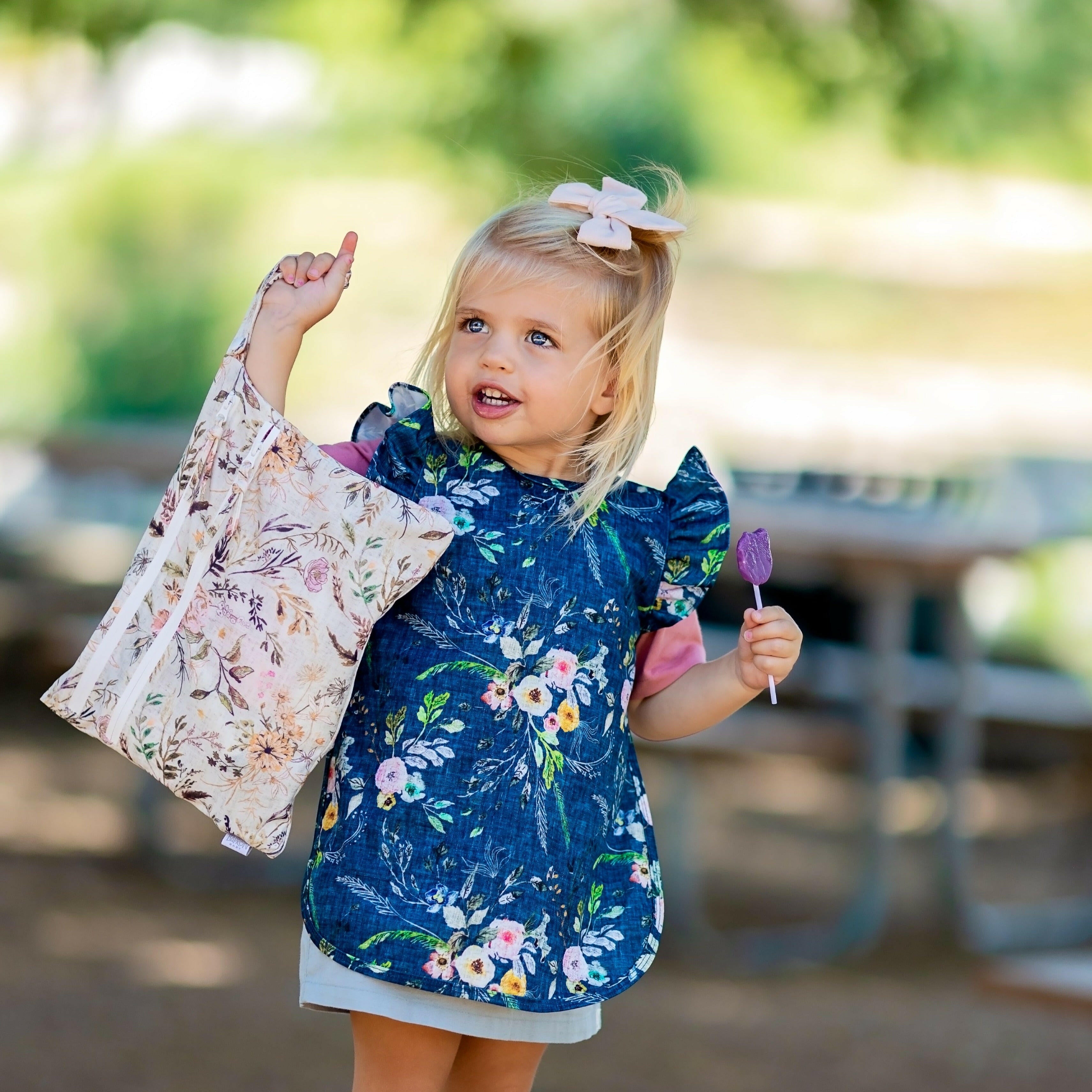Boho Floral Flutter Bapron BapronBaby