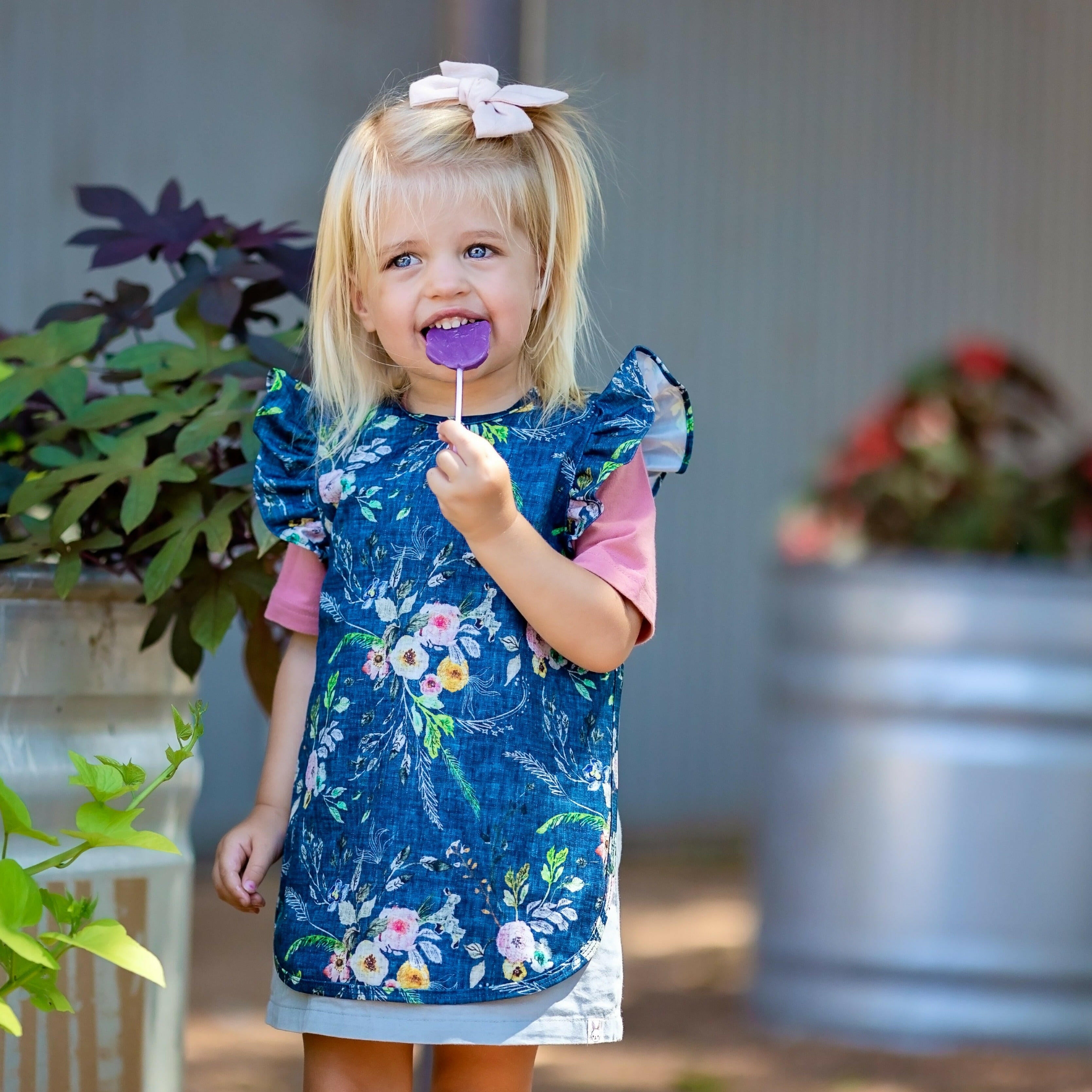 Boho Floral Flutter Bapron BapronBaby