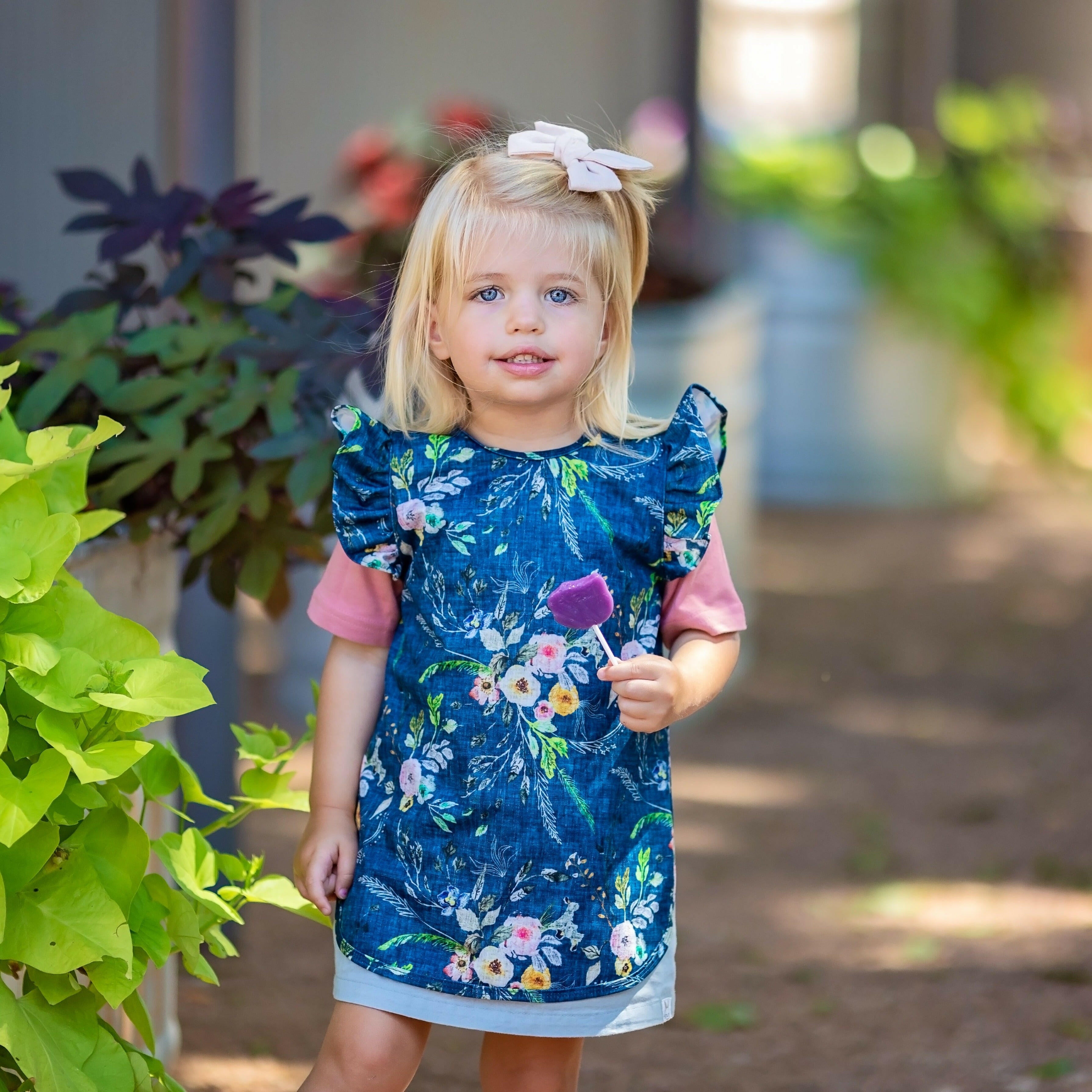 Boho Floral Flutter Bapron BapronBaby