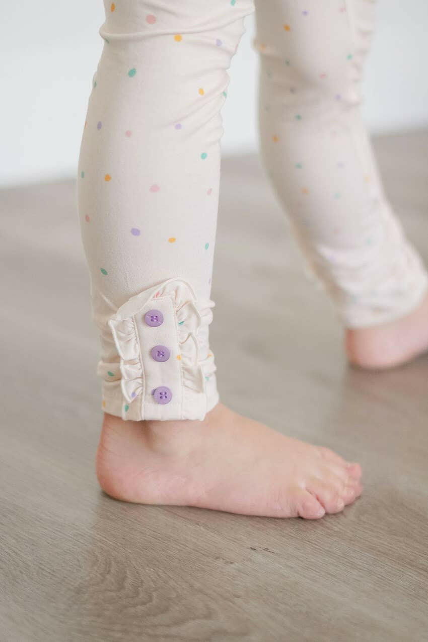 Leggings in Confetti Dot Ollie Jay