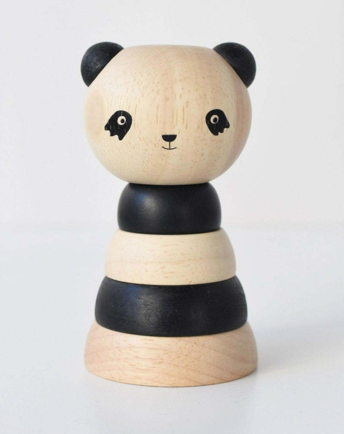 Wood Stacker - Panda Baby Toys Wee Gallery