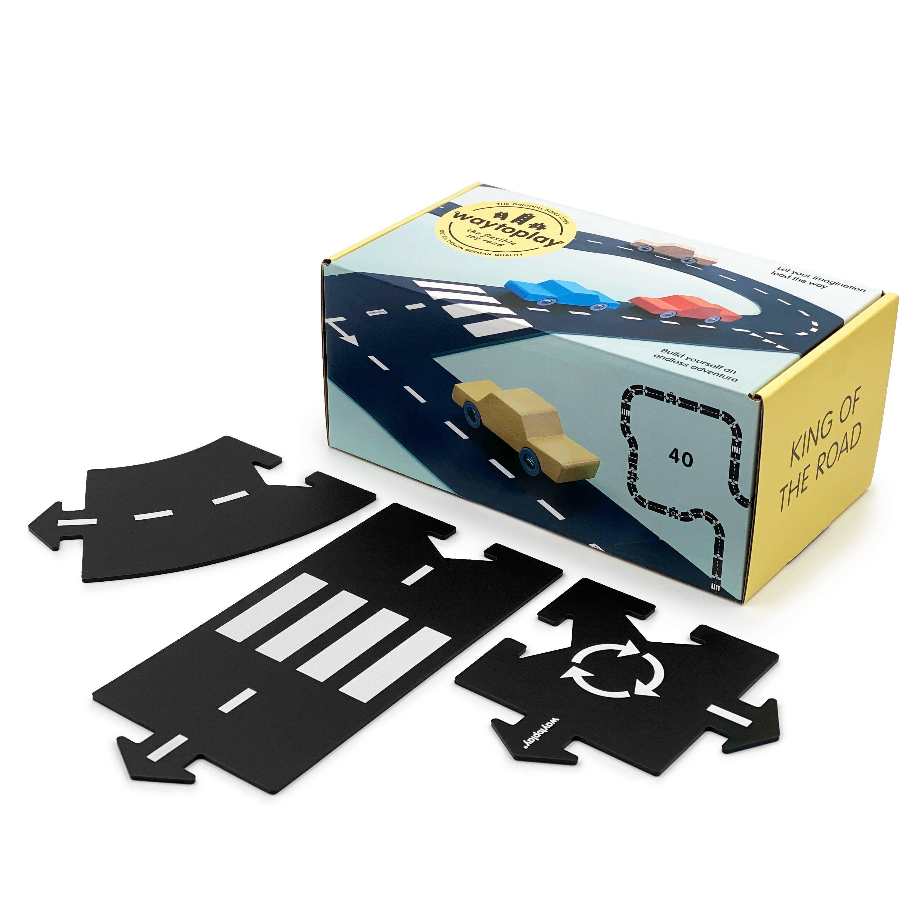 King of the Road - Road Set Car Track Waytoplay Toys