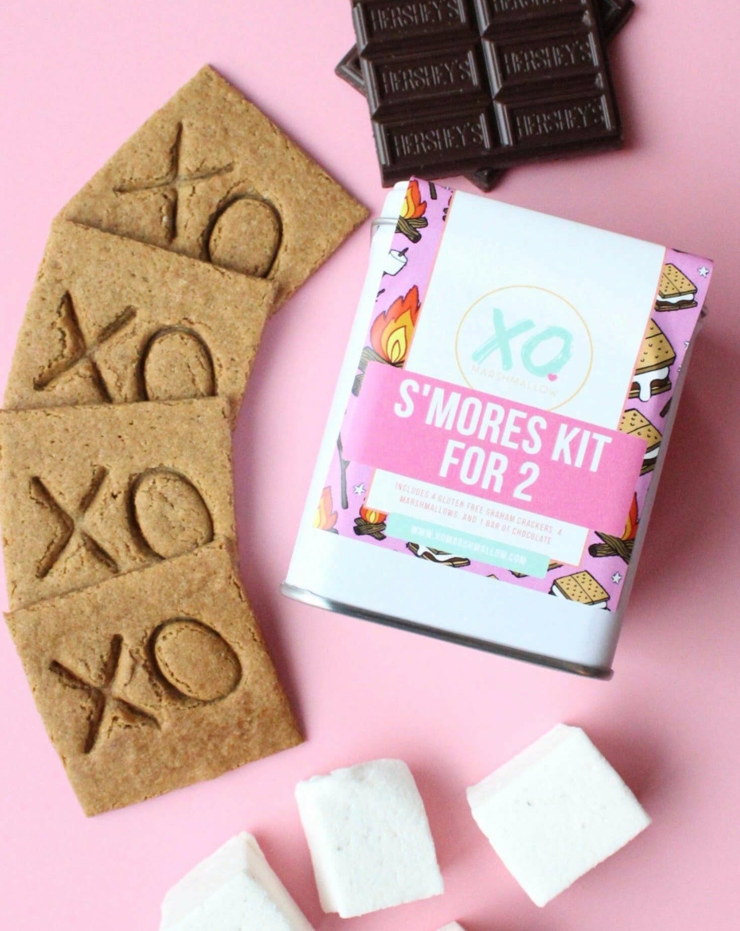 S'mores Kits for 2 Valentines XO Marshmallow
