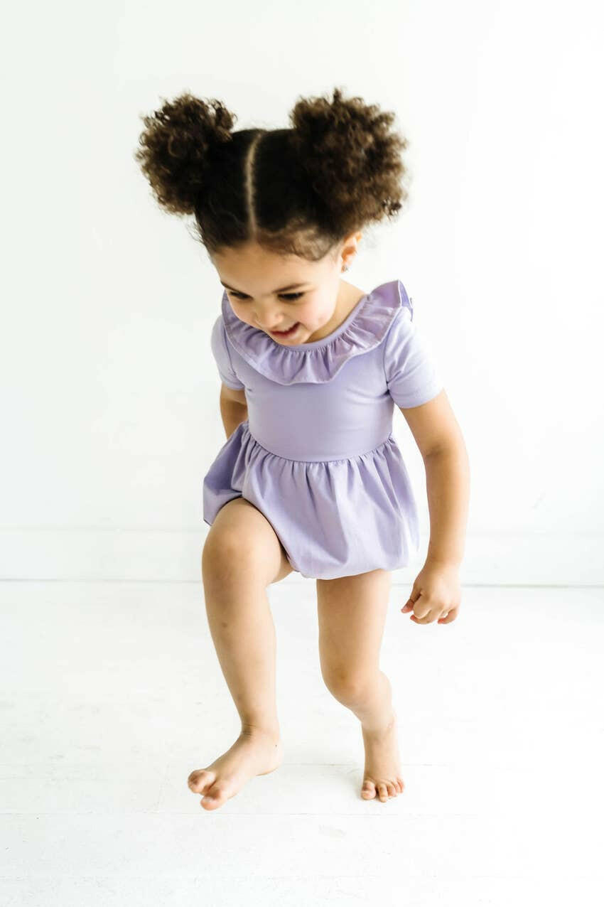 Harlow Romper in Lavender romper Ollie Jay