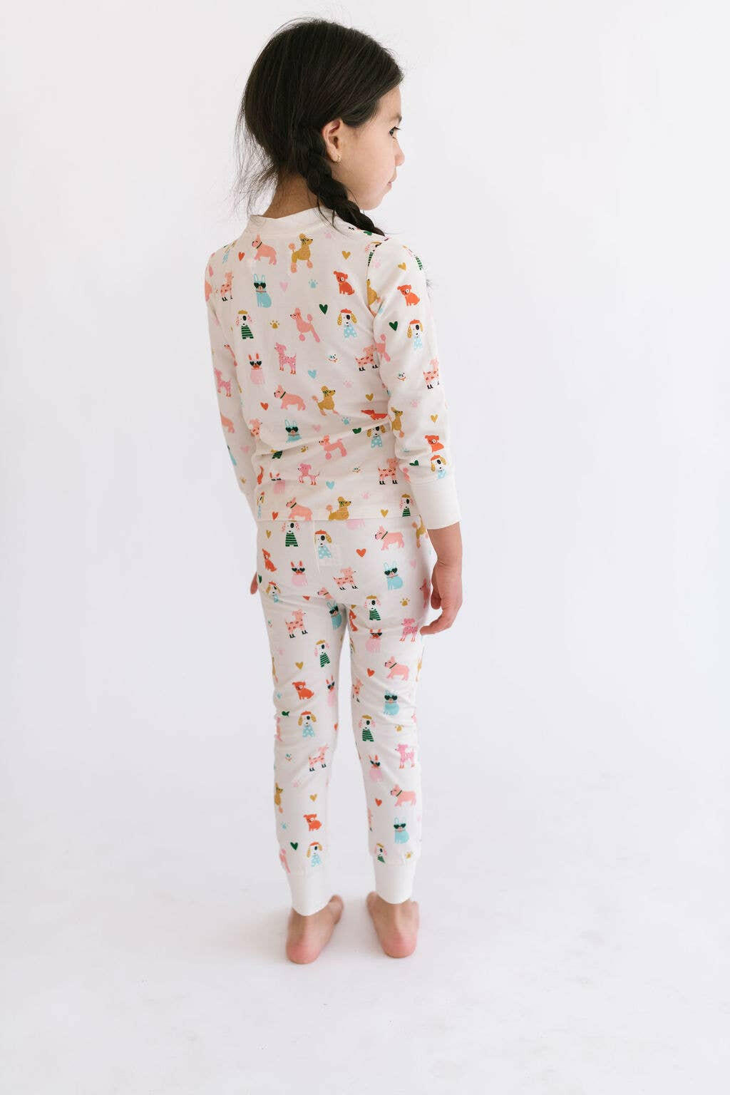2 Piece Pajama Set in Puppy Love Ollie Jay