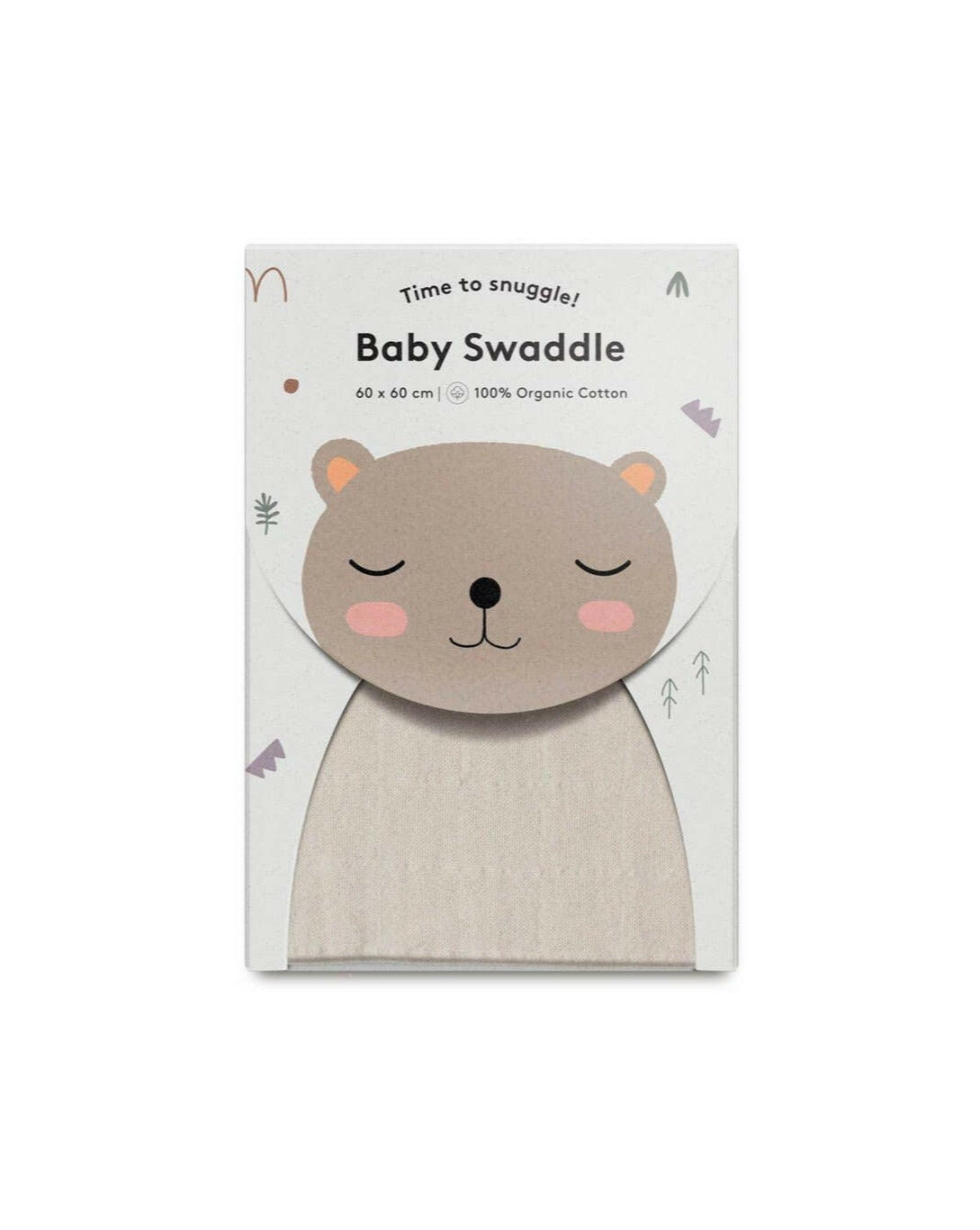 Organic Baby Swaddle Mini — Oat Swaddle Little Otja