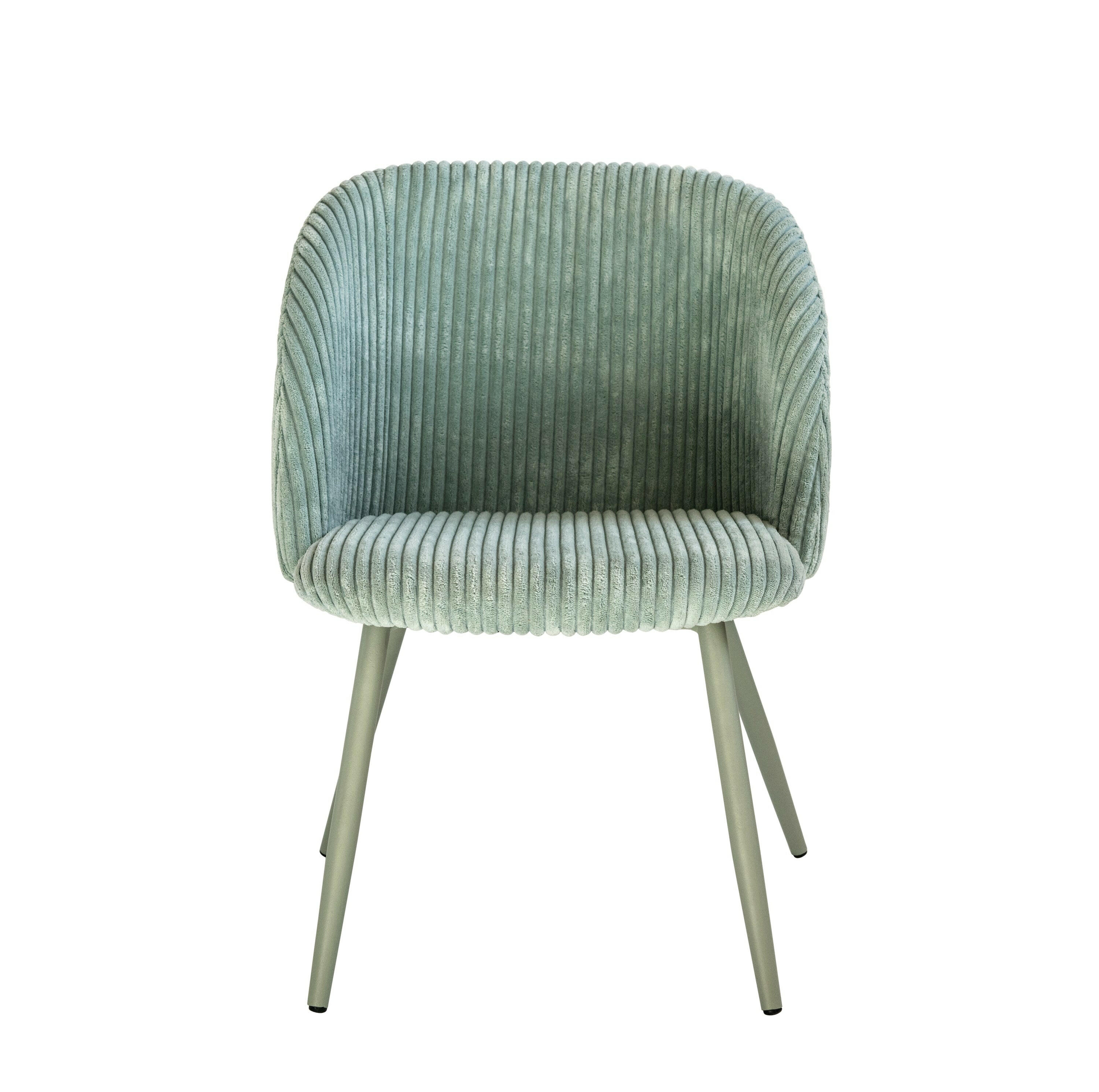 Cotton Corduroy Modern Kids Chairs - Mint Playroom Furniture Bloomingville