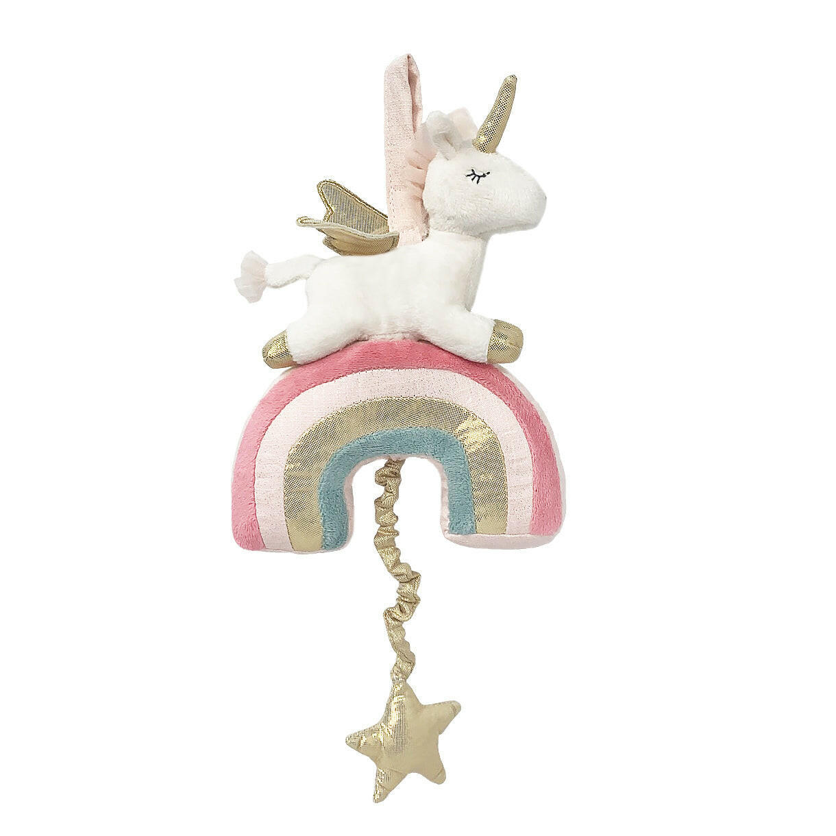 PLUSH RAINBOW UNICORN MUSIC MOBILE Mobile MON AMI