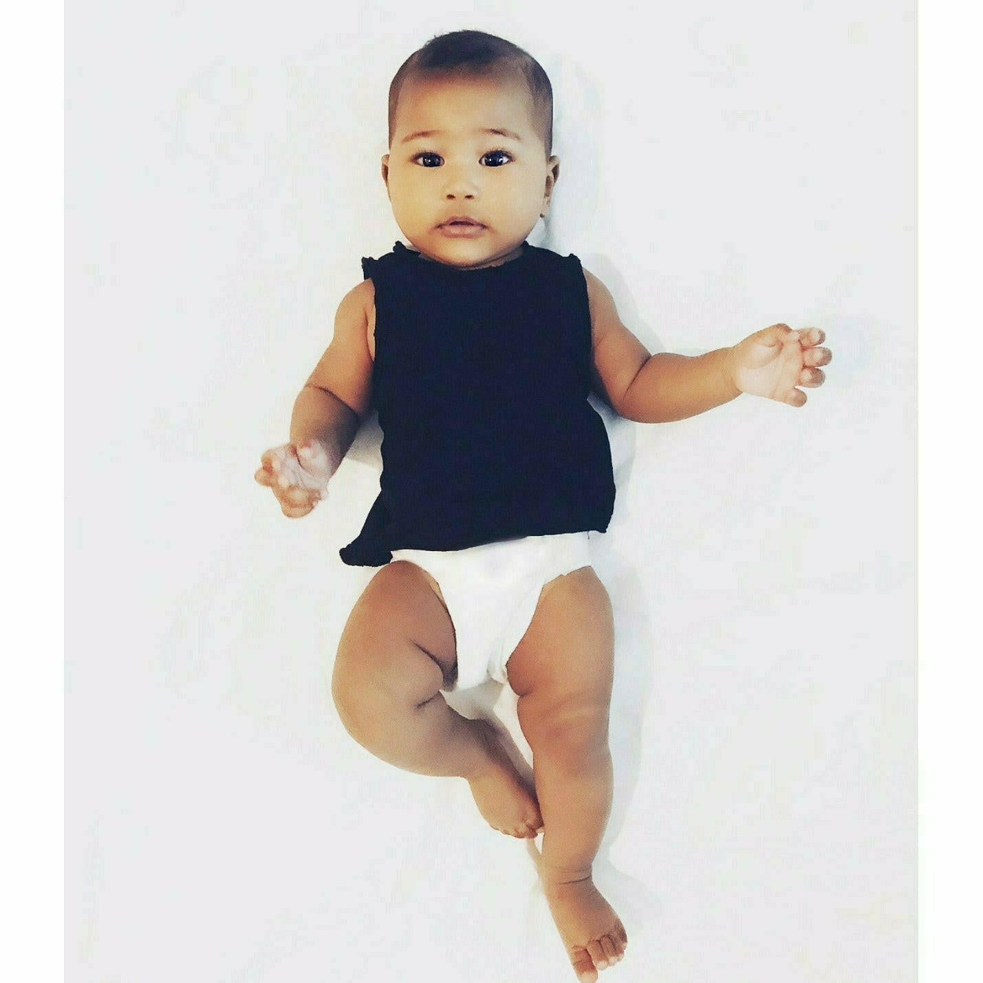 Asher Baby Tank Top Black Tanks Be Mi Los Angeles
