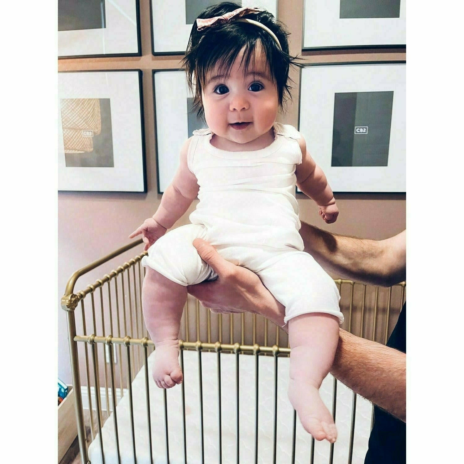 Baby Romper White Rompers Be Mi Los Angeles