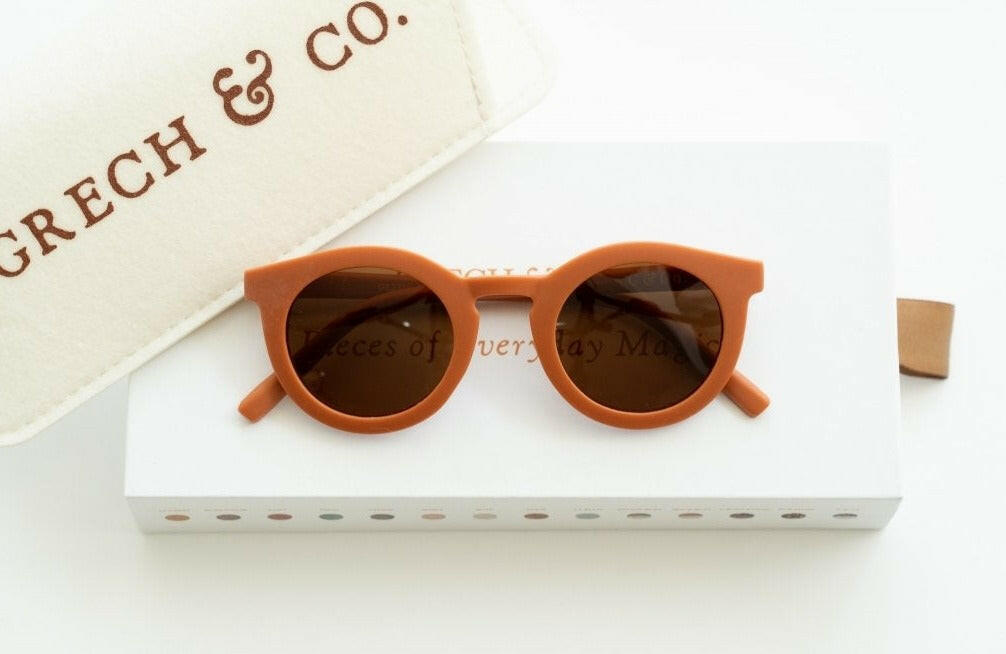 Sustainable Adult Sunglasses - Rust Sunglasses Grech & Co. Rust