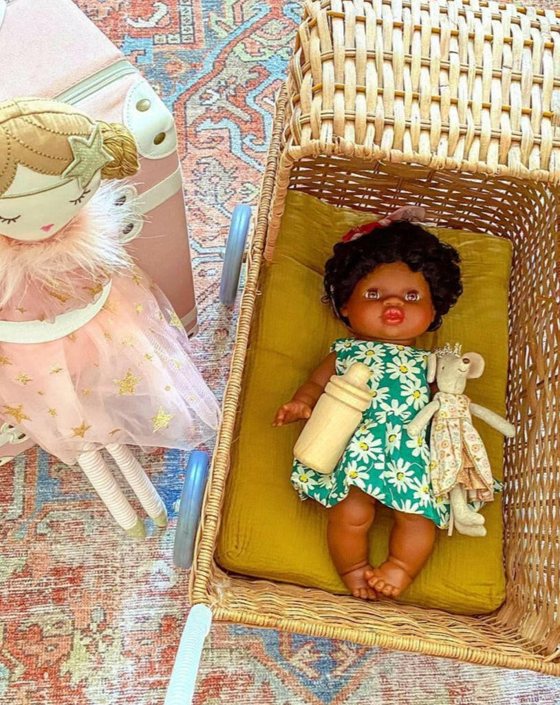 Baby Girl Doll - African American Dolls Miniland