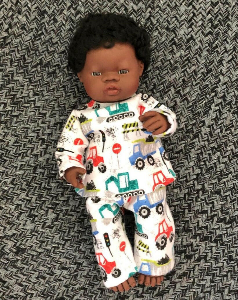 Baby Boy Doll - African American Dolls Miniland