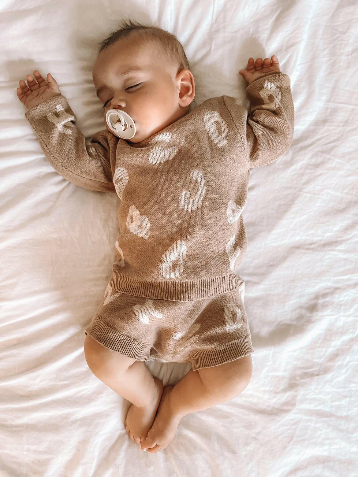 Alphabet Jacquard Pullover Sweater  Luna + Luca