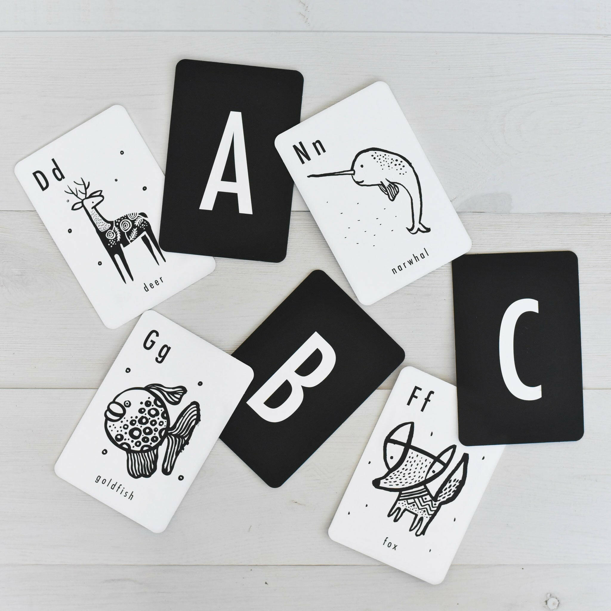 Animal Alphabet Cards Learning Cards Wee Gallery