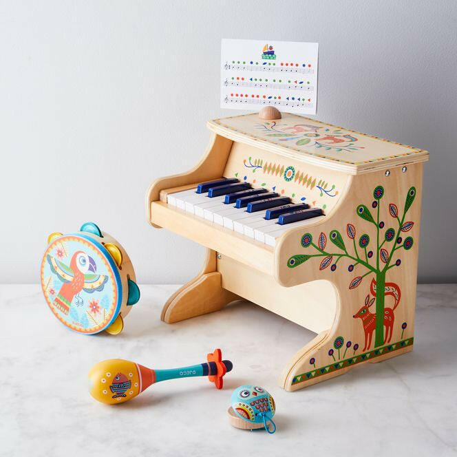 Animambo 18-Key Electric Piano Musical Toys Djeco